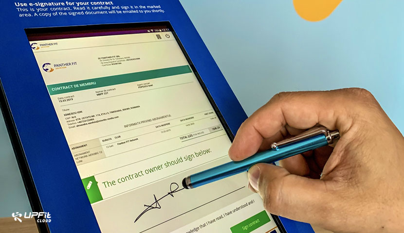 e-signature tablet